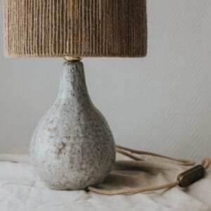 Lampe blanche cendre - Image 2