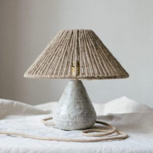Lampe blanche tachetée - Image 1